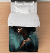 Hip Hop Rhythms patterned duvet cover for modern bedroom decor.