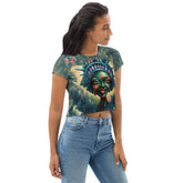 Home Of The Brave All-Over Print Crop Tee - Beyond T-shirts