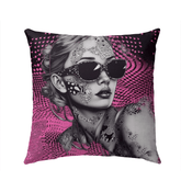 Illustration Interludes Outdoor Pillow - Beyond T-shirts