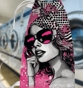 Artistic illustration design on a durable laundry bag