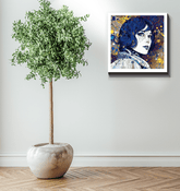 Illustrative Impressions III artwork on wrapped canvas.