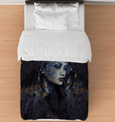 Illustrative Inspiration Duvet Cover featuring artistic, dreamy designs.