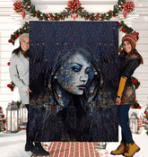 Illustrative Inspiration Sherpa Blanket - Main Image.