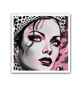 Inked Imagination II wrapped canvas art.