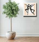 Inspiring Feminine Dance Flair Wrapped Canvas - Beyond T-shirts