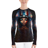 Land of the Free Women's Rash Guard - Beyond T-shirts