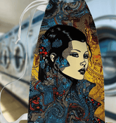 Close-up of the Line Legend Laundry Bag material.