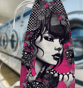 Line-Levity laundry bag displayed in a stylish, modern room.