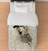 Line Life II twin-sized comforter in elegant design