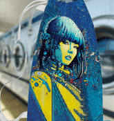 Line Luminance Laundry Bag in natural light setting.