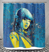 Line Luminance Shower Curtain - Bathroom Décor.