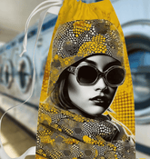 Line Luxury Laundry Bag in natural setting demonstrating capacity and style.