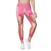 Majestic Dance Attire Crossover Leggings With Pockets - Beyond T-shirts