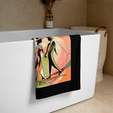 Majestic Women's Dance Attire Towel in use during a dance practice