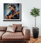 Melodic Maestro Wrapped Canvas - Beyond T-shirts