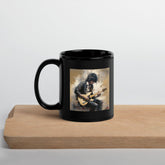 Melodic Marvel Black Glossy Mug - Beyond T-shirts