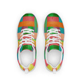 Accelerate in style with Prism Pace Men's Athletic Shoes, showcasing a dazzling prism-inspired aesthetic for the dynamic runner.