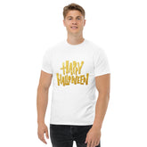 Ghostly Ghouls: Men's Classic Halloween Tee - Beyond T-shirts