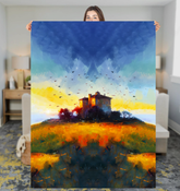 Rolling Hills Sherpa Blanket