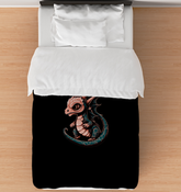 Fiery Dragon Fantasy Duvet Cover