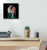 Lotus Love Wrapped Canvas - Front View