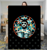 Pitched Patterns Sherpa Blanket