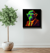 Jungle Joy Monkey Canvas Print - Beyond T-shirts