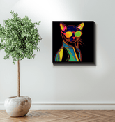 Silhouette Serenity Canvas Print - Beyond T-shirts