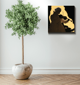 Mozart's Muse - Classical Music Canvas Art - Beyond T-shirts