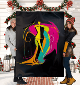 Rustic Farmhouse Plaid Sherpa Blanket - Beyond T-shirts