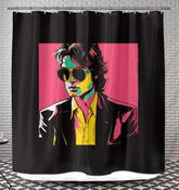 Artistic Fusion Shower Curtain - Beyond T-shirts