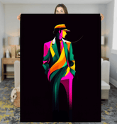 Modern Bohemian Mandala Sherpa Blanket - Beyond T-shirts