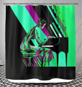 Chic Couture Inspiration Shower Curtain - Beyond T-shirts