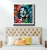 Indie Folk Festival Wrapped Canvas