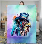 Drummer’s Dreamy Drapes Sherpa Blanket