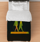 Abstract Inspiration Asleep Fashion Art Duvet Cover