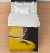SurArt 110 Twin Comforter laid out on a bed, highlighting its sleek design and comfort.