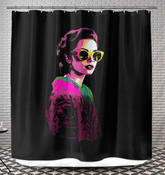 Chic Couture Canvas Shower Curtain - Beyond T-shirts