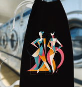 Chic Couture Abstract Laundry Bag - Beyond T-shirts