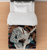 Hip-Hop Beat Duvet Cover