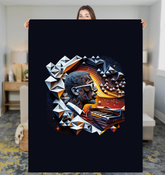 Hip-Hop Heat Sherpa Blanket