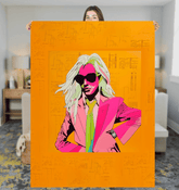 Artistic Expression Couture Sherpa Blanket - Beyond T-shirts