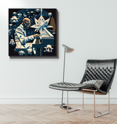 Treble Tapestry Wrapped Canvas