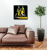 Runway Reverie Abstract Canvas - Beyond T-shirts