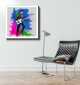 Monochrome Chic Wrapped Canvas