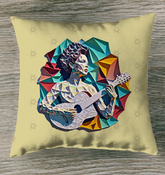 Vintage Vinyl Outdoor Pillow