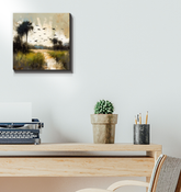 Ocean Horizon Landscape Wrapped Canvas