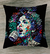 Indie Folk Field Outdoor Pillow