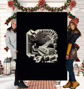 Blues Breeze Sherpa Blanket