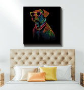 Soulful Gaze Canvas Print - Beyond T-shirts